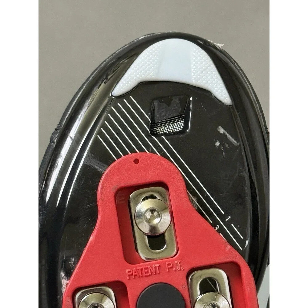 Peloton Cycling Shoes Size 38/ US Women’s Size 7 Black Red White